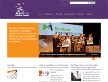 Tablet Screenshot of alzheimercentrumlimburg.nl